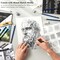 Art 116 PCS Drawing Kit, Complete Drawing Supplies with Sketch Pencils, Colored Pencils, Graphite, Charcoal Sticks, Professional Drawing Tools, and Paper Pads for Artists, Beginners, and Children